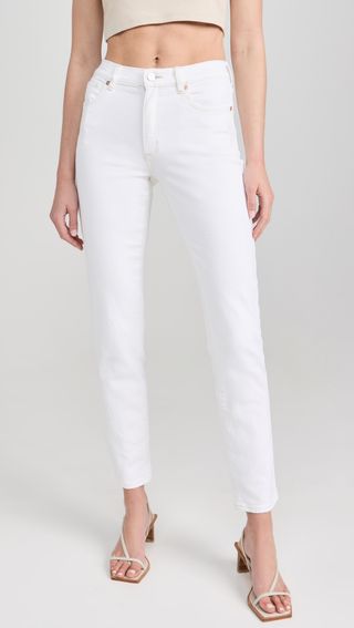95 Calça Jeans Stovepipe Bianco