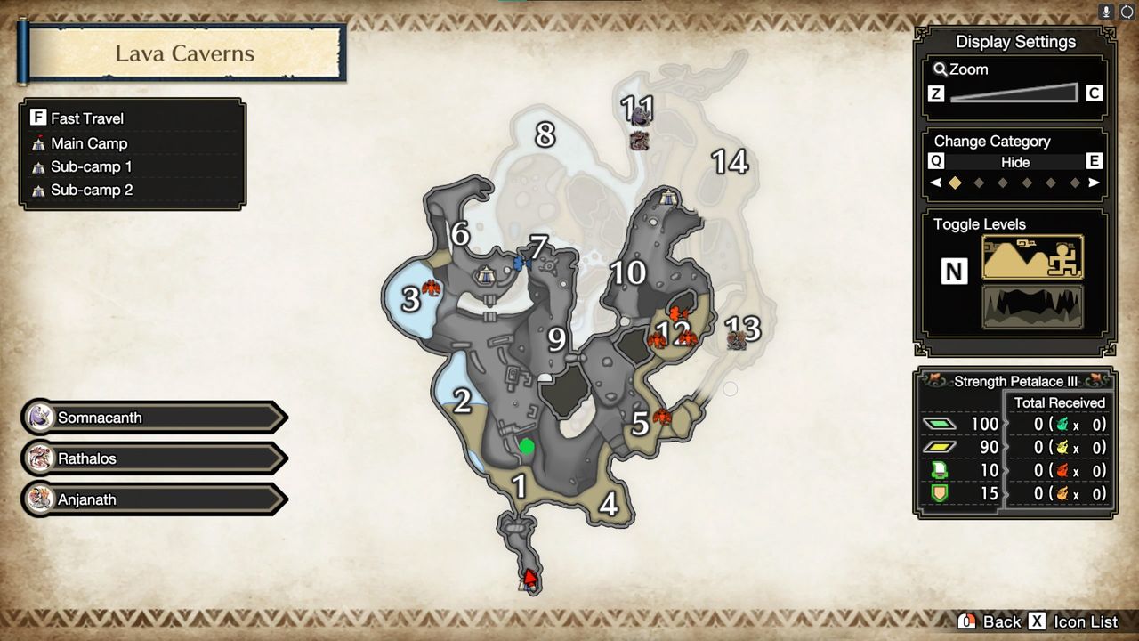 Rock Lizard Locations Lava Caverns Overground