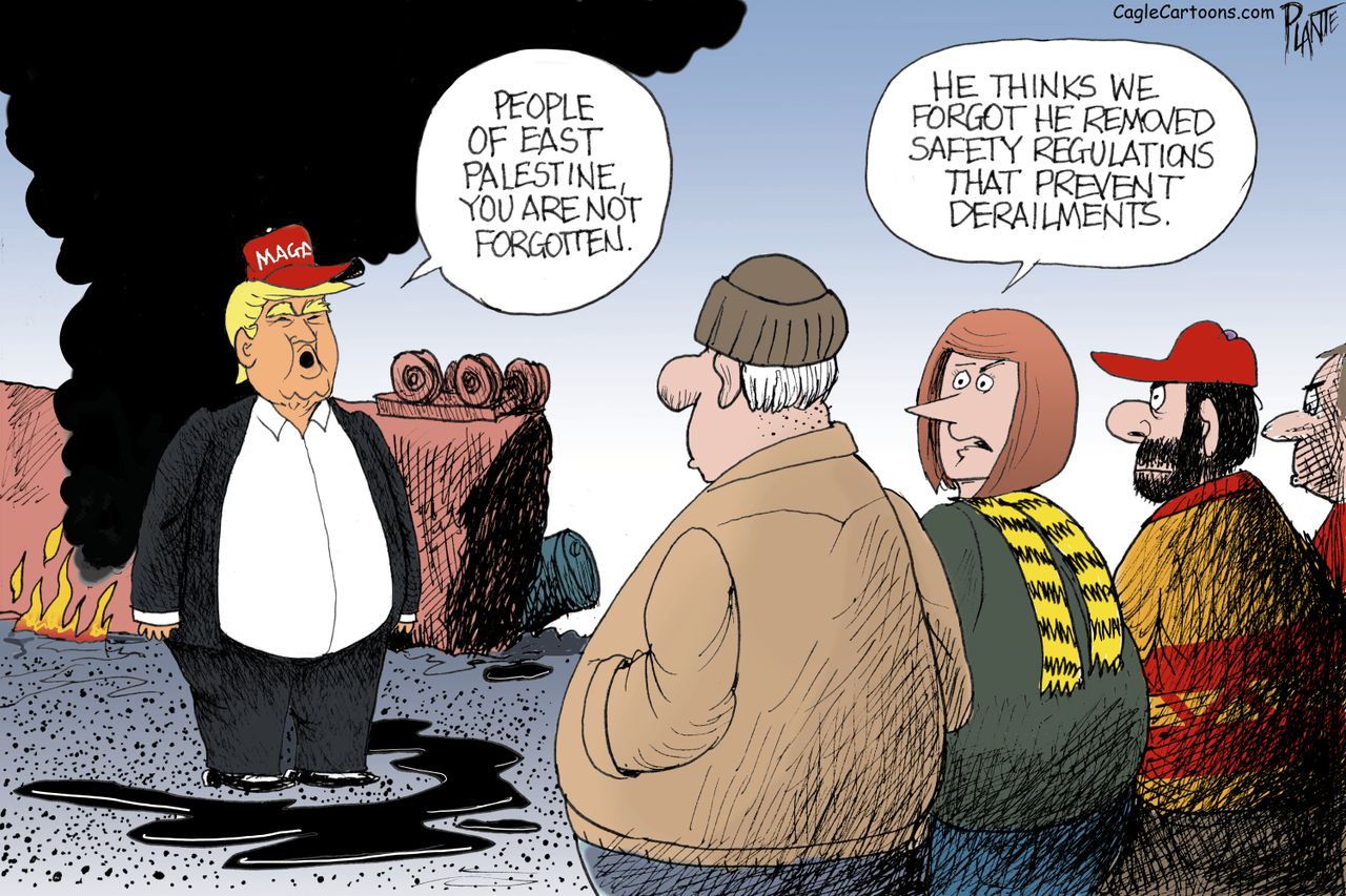 Political cartoon 