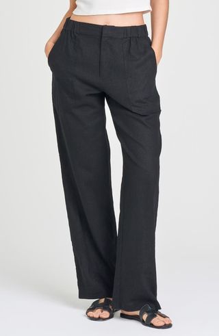 Daylight Wide Leg Linen Blend Pants