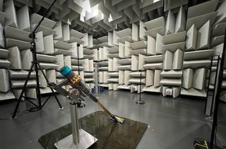 a photo of a Dyson audio testing chamber