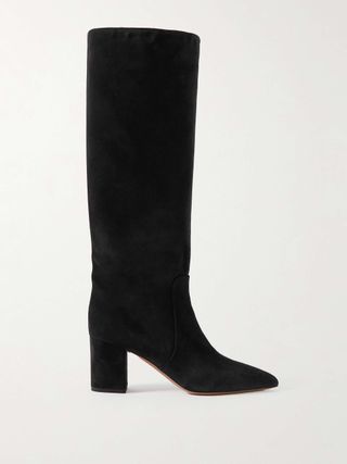 Anja Suede Knee Boots