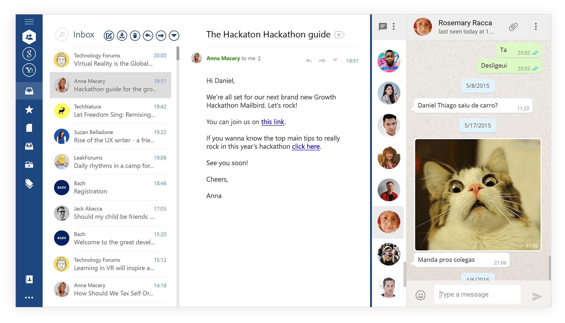 mailbird for windows 10 phone