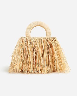 Fringe Straw Bag