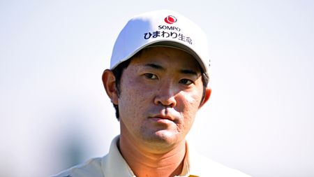 Takumi Kanaya looks on during the PGA Tour's Mexico Open in 2025