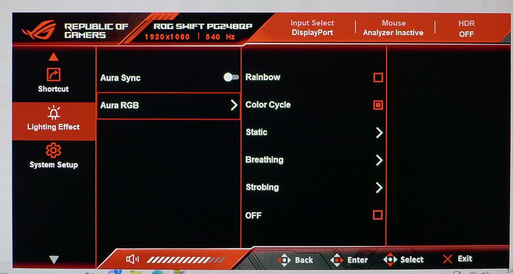 Asus ROG Swift PG248QP