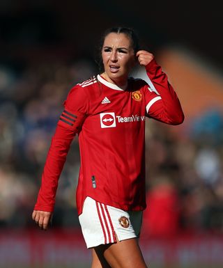 Manchester United v Manchester City – Vitality Women’s FA Cup – Fifth Round – Leigh Sports Village