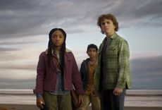 Walker Scobell, Leah Sava Jeffries and Aryan Simhadri in 'Percy Jackson and the Olympians'