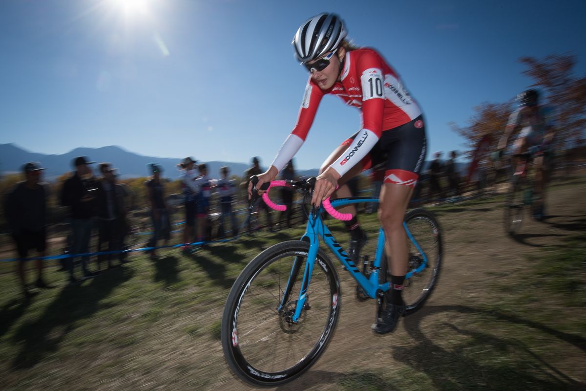 Laurel Rathbun at the US Open of Cyclo-cross