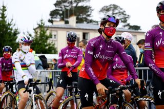 Lanternau France 26 juin Les Françaises Roxanne Farnier et Team SD Works 8e La Course au Tour de France 2021 1077 km. Photo de Tim de Velcetti Images
