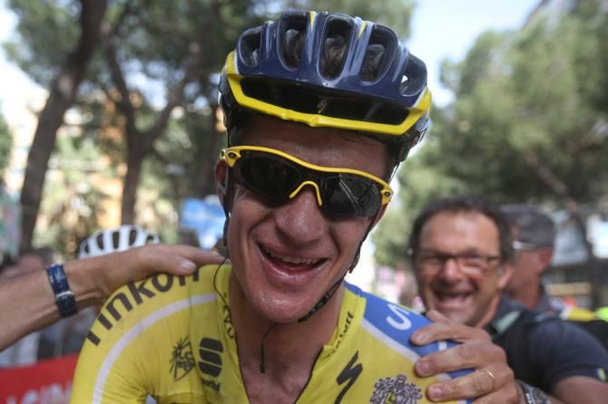 Michael Rogers is happy but exhausted at the finish