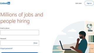 Website screenshot for LinkedIn Jobs.