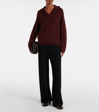 Layered Wool and Cashmere Sweater