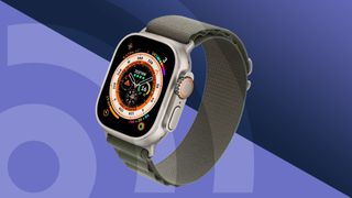 Paras Apple Watch: Apple Watch Ultra violetilla TechRadar-taustalla