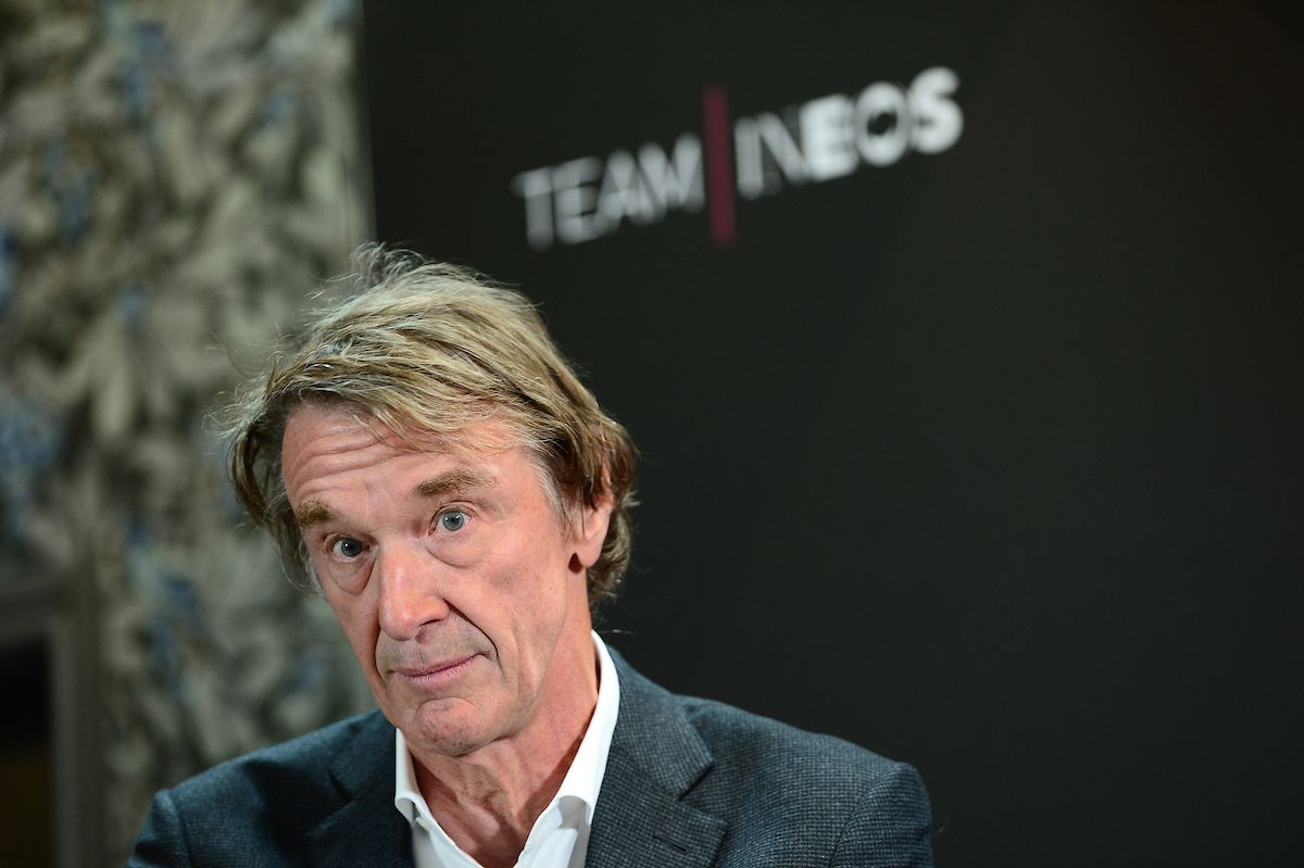 Team Ineos owner Jim Ratcliffe at the launch