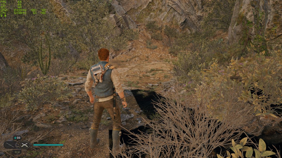Star Wars Jedi Survivor on Intel Arc rendering bugs