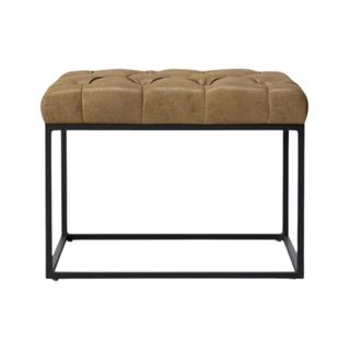 Threshold Faux Leather Ottoman