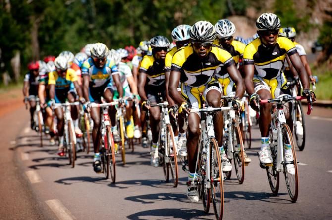 Team Rwanda Akagera leads the main group
