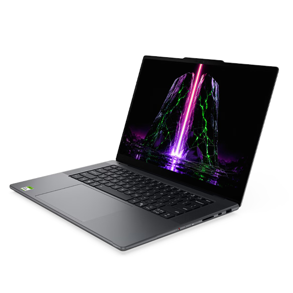 Lenovo Pro 9n 15" laptop with RTX Spark sitting open against a white background.