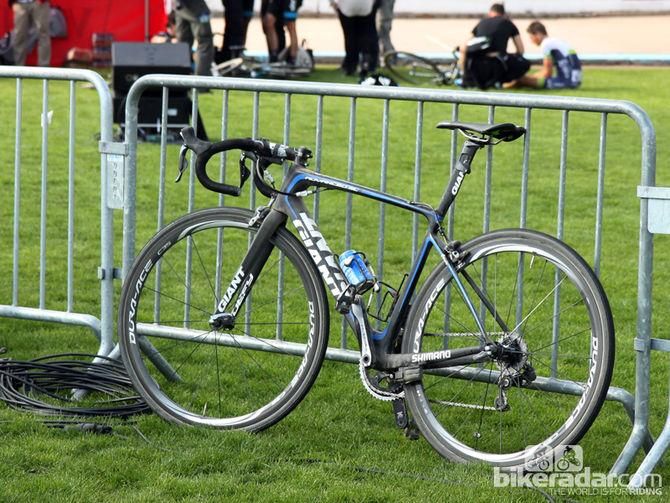 John Degenkolb (Giant-Shimano) earned himself a superb second-place at Paris-Roubaix aboard a Giant Defy Advanced SL