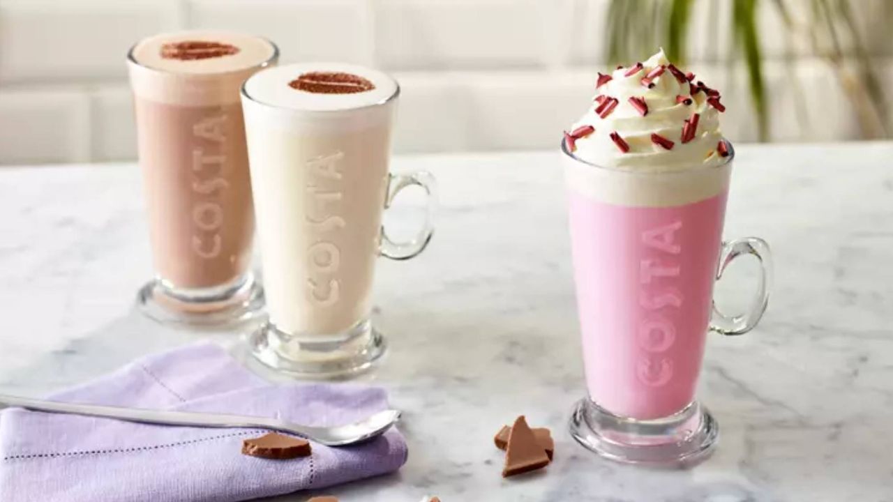 costa pink hot chocolate