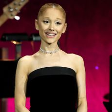 Ariana Grande smiling