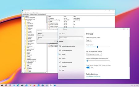 Windows 10 change mouse speed settings