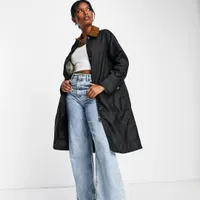 Barbour cotton Burwick waxed jacket with cord collar, Now £207.20, Was £259.00 | ASOS (20% off)