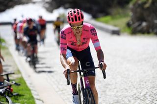 Neilson Powless on the final stage of the Tour de Suisse 2021