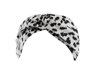 gym hairstyles Slip Twist leopard-print silk headband, £69, Net-A-Porter