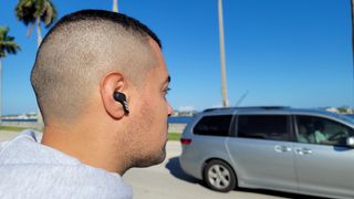 Noise cancellation being tested on the Adidas Z.N.E. 01 ANC