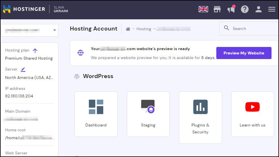 Hostinger web hosting TechRadar