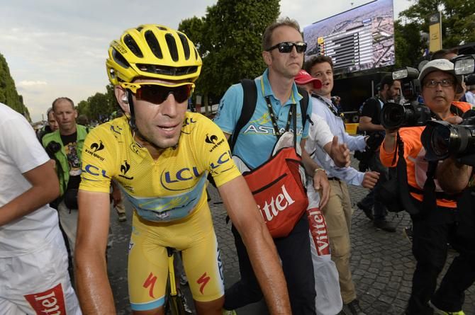 Vincenzo Nibali after his win