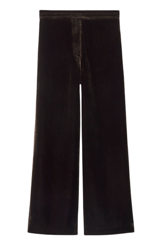 Silk-Blend Velvet Trousers