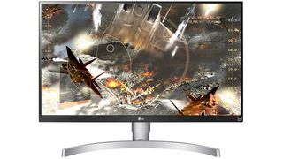 Product shot of LG 27UL650-W, one of the best LG monitors