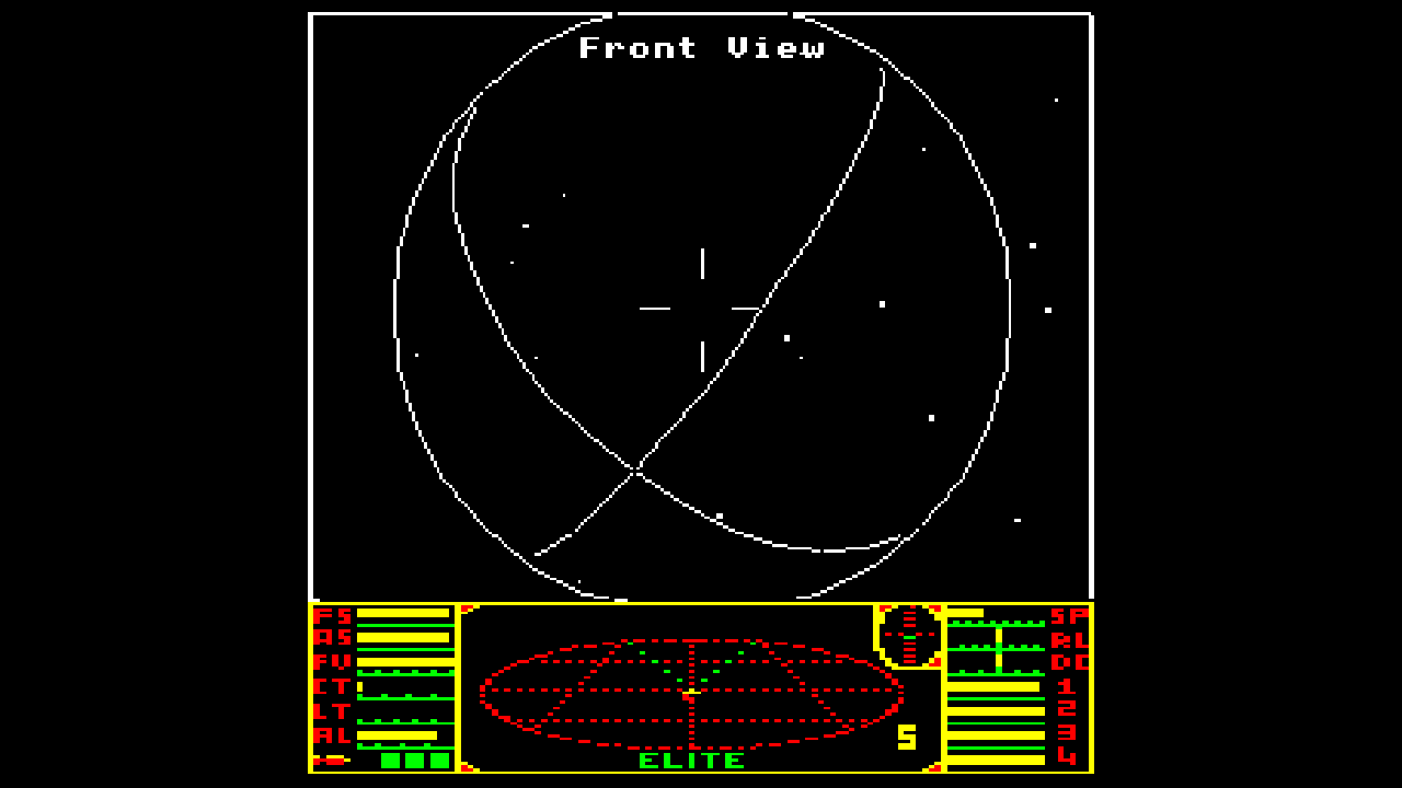 Video games of the 80s; a space game