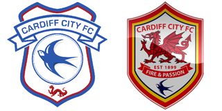 Cardiff City old and new badges
