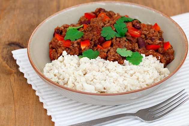 Slimming World&#039;s chilli and cauliflower rice