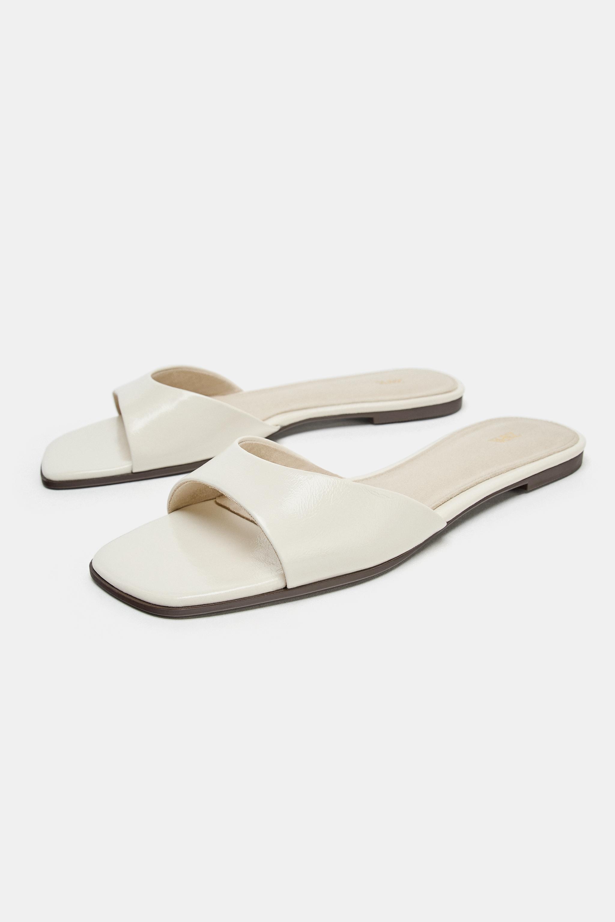 Leather Flat Sandals