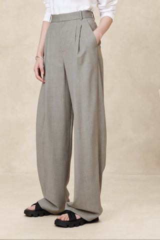 Siena Wide-Leg Italian Wool Pant