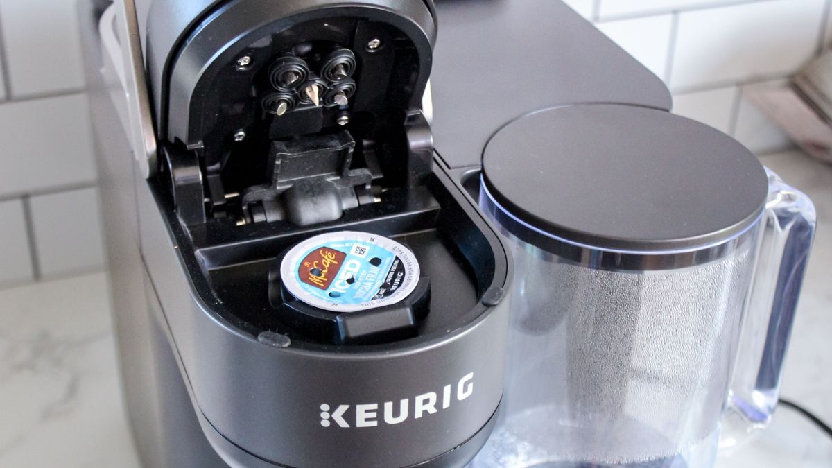 Keurig K-Brew+Chill with a used pod