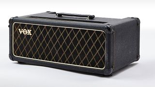 A rare EL34-powered Vox AC100 head with black, not brown, cloth and copper control plate