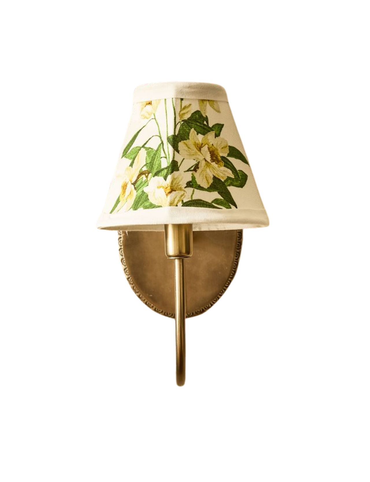 Narcissus Floral Sconce Shade
