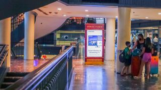 Samsung digital signage at Union Station in Washington, D.C.