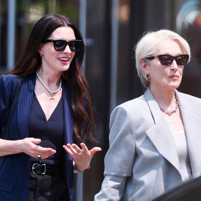 Anne Hathaway and Meryl Streep film 'The Devil Wears Prada 2'