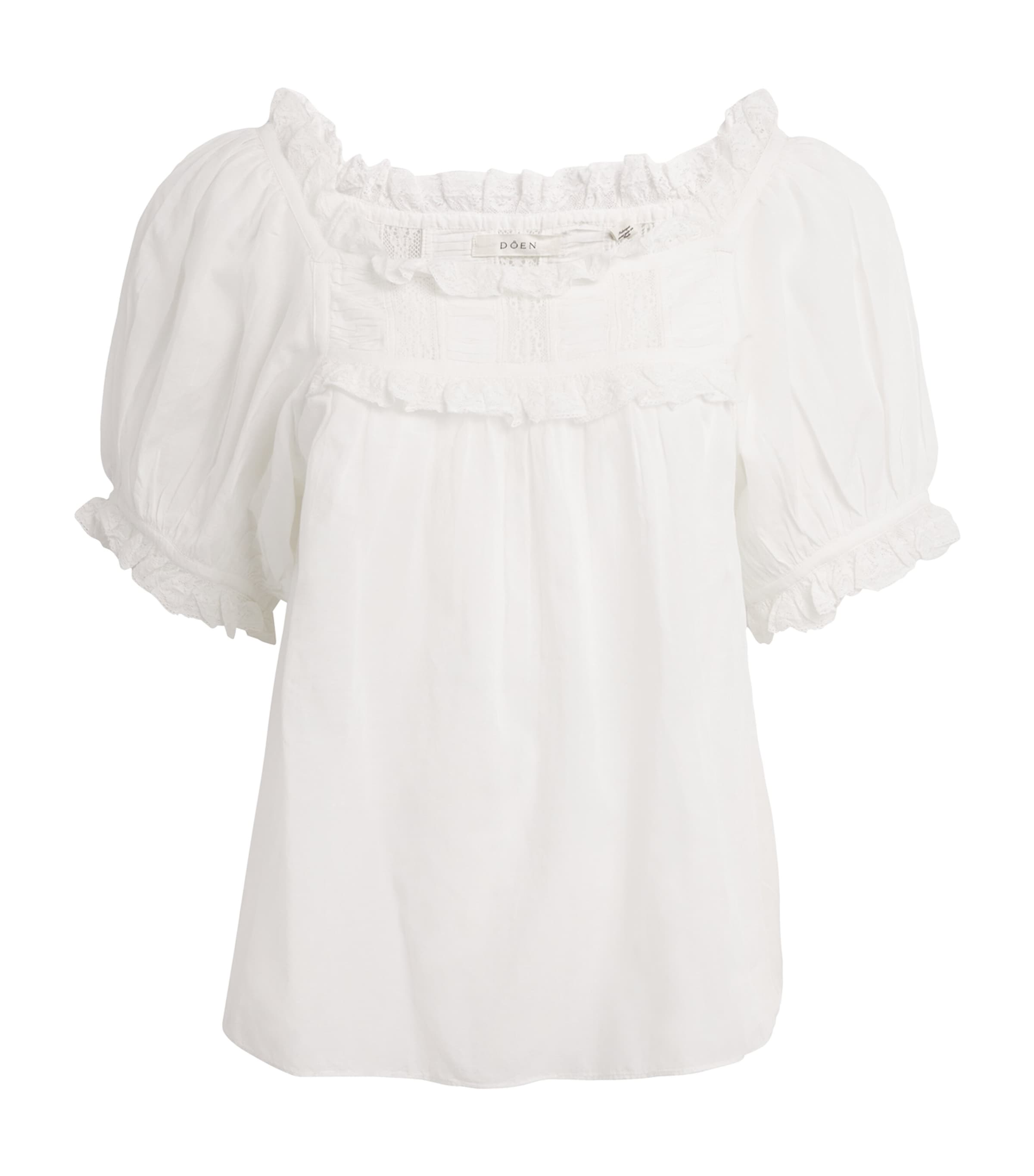 Organic Cotton-Blend Frances Blouse