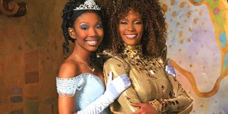 Brandy and Whitney Houston in Rodgers and Hammerstein’s Cinderella.