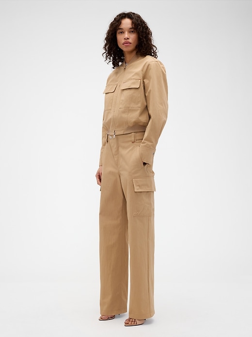 Gap &amp;times; Victoria Beckham High Rise Cargo Pants