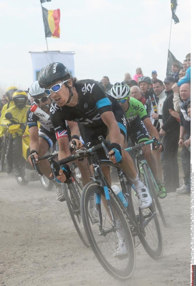Geraint Thomas (Team Sky) cracked the top ten