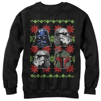 Star Wars Empire Helmets Ugly Sweatshirt: $59.99